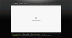 Desktop Screenshot of galeriehougron.com